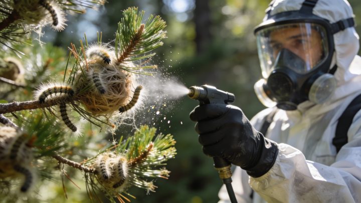 El control de la procesionaria del pino se consolida como una prioridad ambiental y de salud pública en las ciudades